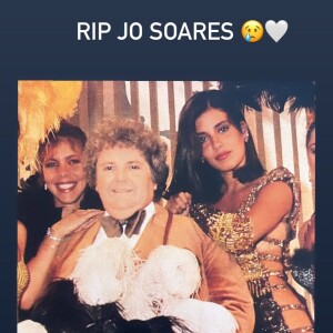 Cristina Cordula rend hommage à Jo Soares sur Instagram, août 2022.