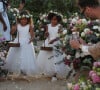 Exclusif - Prix Spécial - Les demoiselles d'honneur - Joakim Noah et Lais Ribeiro se sont mariés devant leurs amis et leur famille sur la plage de Trancoso au Brésil le 13 juillet 2022.