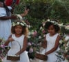 Exclusif - Les demoiselles d'honneur - Joakim Noah et Lais Ribeiro se sont mariés devant leurs amis et leur famille sur la plage de Trancoso au Brésil le 13 juillet 2022.