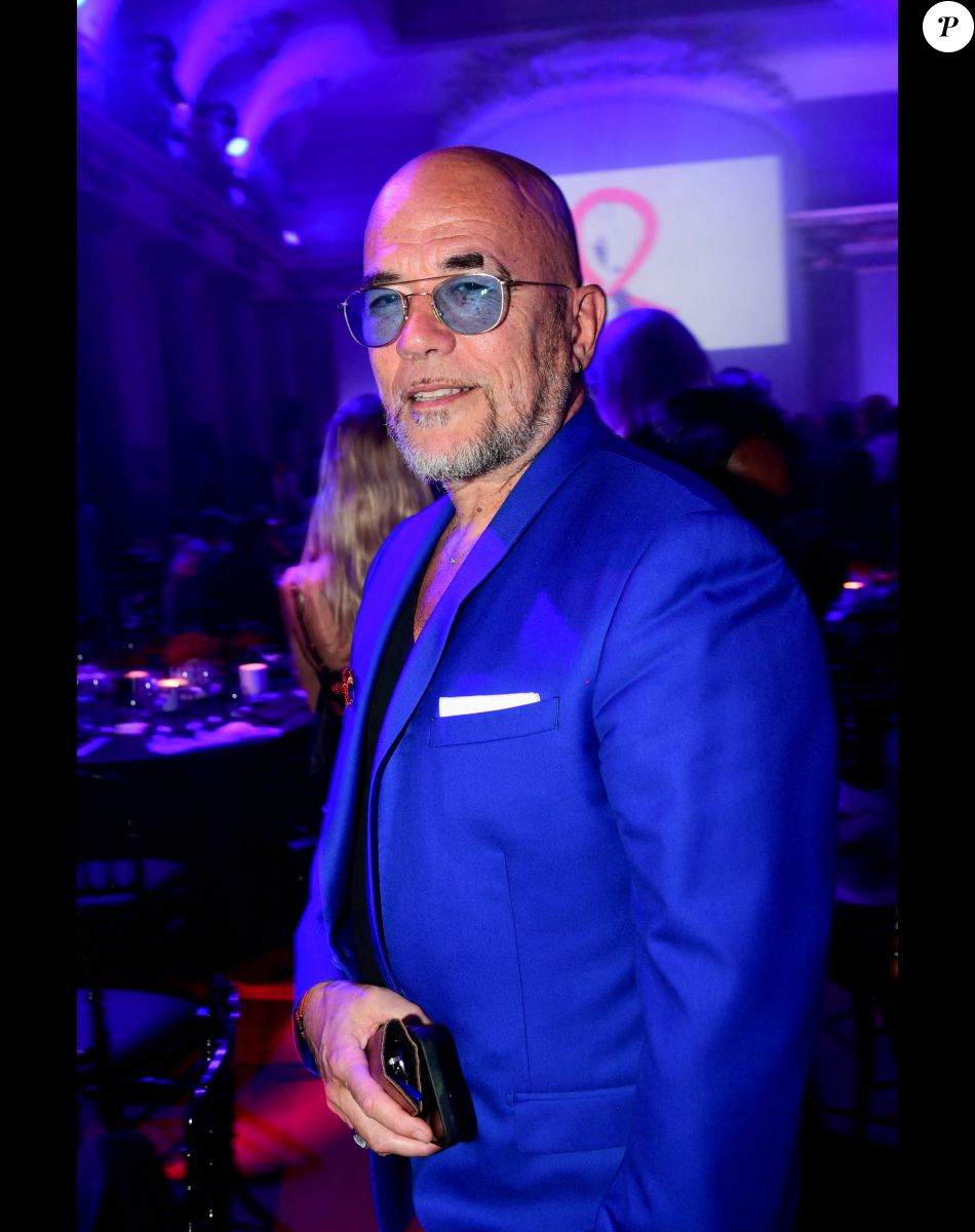 Pascal Obispo - 19ème "Diner de la Mode" au bénéfice de Sidaction au Pavillon Cambon Capucines dans le cadre de la Fashion Week de Paris, France. Le 7 juillet 2022. © Rachid Bellak / Bestimage