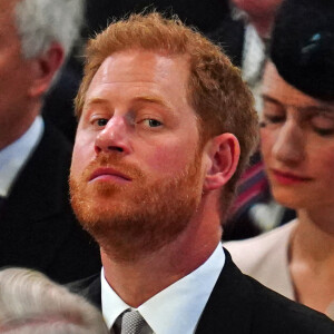 Le prince Harry - Messe célébrée à la cathédrale Saint-Paul de Londres, dans le cadre du jubilé de platine de la reine Elizabeth II d'Angleterre.