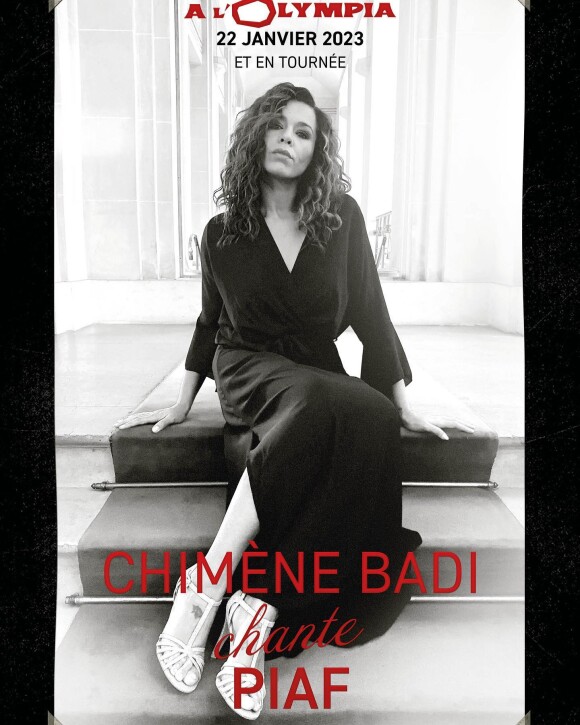 Chimène Badi en tournée avec son spectacle "Chimène Badi chante Piaf".