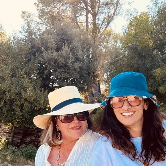 Rachida Brakni et Françoise Fabian sur Instagram. Le 10 août 2022.