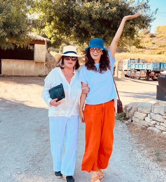 Rachida Brakni et Françoise Fabian sur Instagram. Le 10 août 2022.