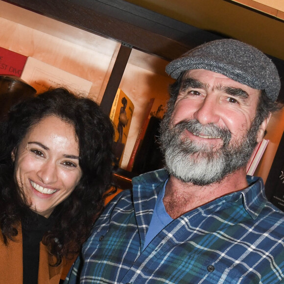 Exclusif - Rachida Brakni et Eric Cantona au restaurant Les Editeurs à Paris, le 25 février 2020. © Coadic Guirec/bestimage