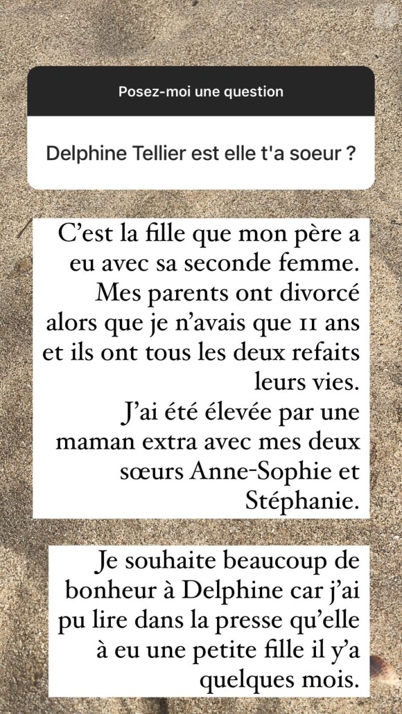 Sylvie Tellier a fait des révélations sur sa relation avec sa demi soeur Delphine @ Instagram / Sylvie Tellier