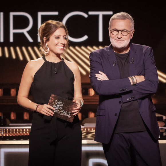 Exclusif - Léa Salamé, Laurent Ruquier lors de la dernière émission de L.Ruquier pour "On Est En Direct (OEED)", présentée par L.Ruquier et L.Salamé, et diffusée en direct sur France 2, à Paris, France, le 4 juin 2022. © Jack Tribeca/Bestimage