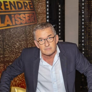 Exclusif - Christophe Dechavanne - Enregistrement du jeu "À Prendre Ou À Laisser" (APOAL) présenté par Christophe Dechavanne et diffusé sur C8 à partir du 14 juin 2021, à Paris, France, le 1er juin 2021. © Jack Tribeca/Bestimage