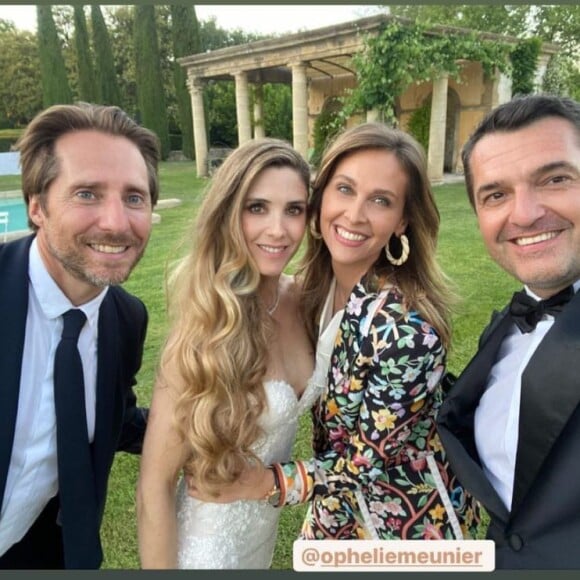 Ophélie Meunier et Mathieu Vergne - Mariage d'Arnaud Ducret et Claire Francisci.