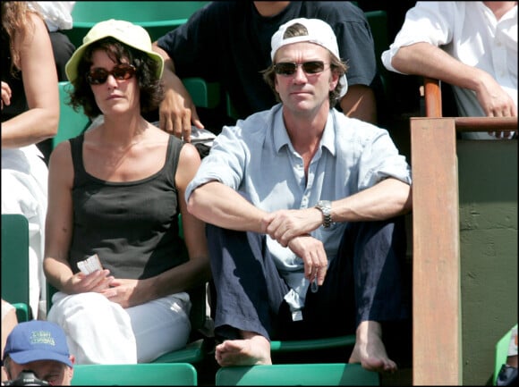 Philippe Caroit et Caroline Tresca - Tournoi de Roland Garros en 2005.