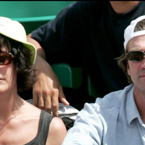 Philippe Caroit et Caroline Tresca - Tournoi de Roland Garros en 2005.