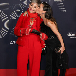 Capucine Anav et Isabelle Morini-Bosc - Photocall de la 47ème édition de la cérémonie des César à l'Olympia à Paris, le 25 février 2022. © Borde-Jacovides/Bestimage 