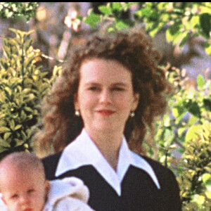 Nicole Kidman et sa fille Isabella en 1993.
