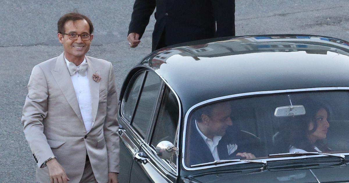 Mariage De Jean Luc Delarue Et Anissa Kehl à Belle île En Mer Le 12 Mai 2012 Après La