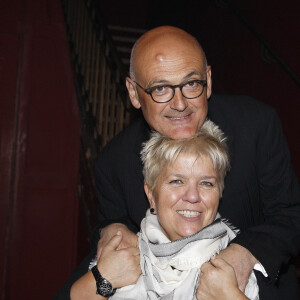 Mimie Mathy et son mari Benoist Gérard - portrait à Paris le 7 mars 2015  
