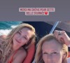 Estelle Lefébure et Emma Smet sur Instagram. Le 28 août 2022.