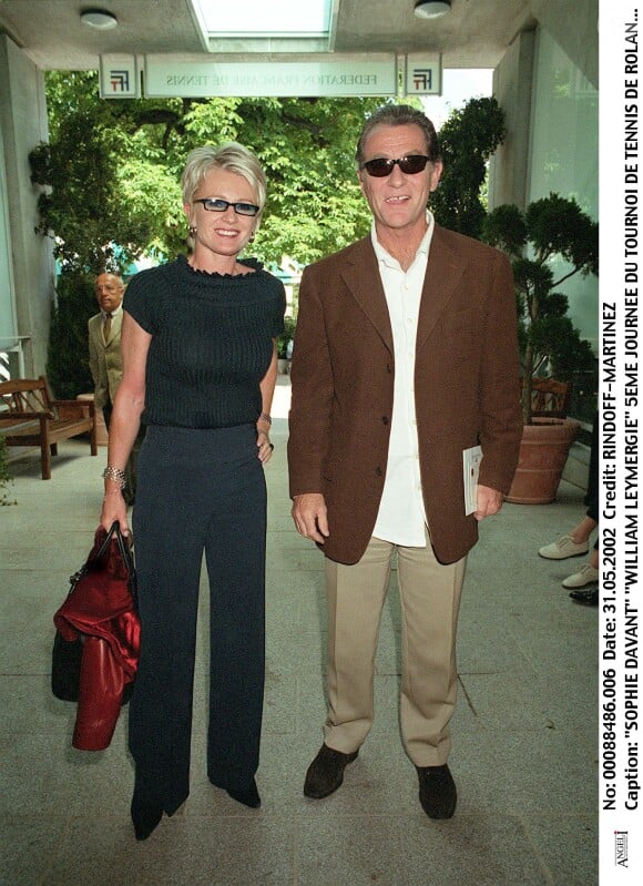 Sophie Davant et William Leymergie en 2002.