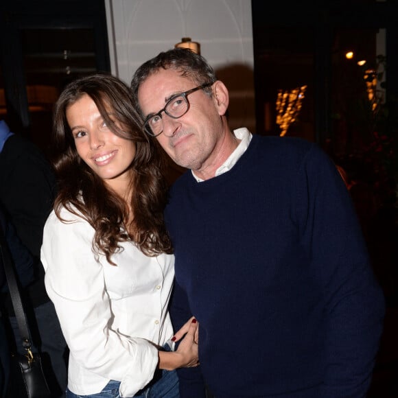 Christophe Dechavanne et sa fille Ninon à l'after-party du film "Holy Lands" au restaurant le Beefbar à Paris, le 4 décembre 2018. © Rachid Bellak/Bestimage