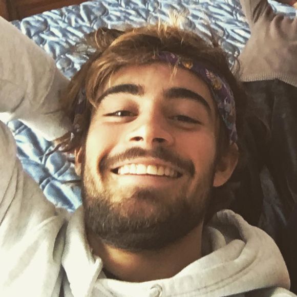 Clément Rémiens et son grand-père Georges sur Instagram. Le 18 juin 2021.
