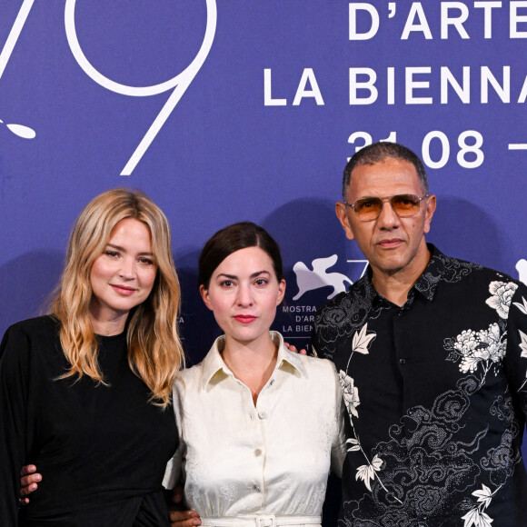 Virginie Efira, Rebecca Zlotowski, Roschdy Zem - Photocall du film "Les Enfants des Autres (Other People's Children)" lors de la 79ème édition du festival international du film de Venise, la Mostra le 4 septembre 2022.