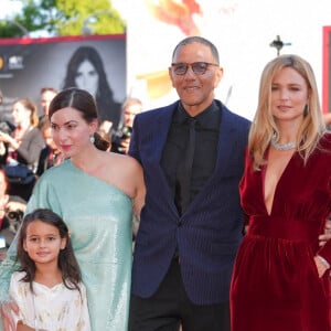 Callie Ferreira, Rebecca Zlotowski, Roschdy Zem et Virginie Efira - Red carpet du film "Les enfants des autres" lors de la 79ème édition du Festival International du Film de Venise, la Mostra. Le 4 septembre 2022