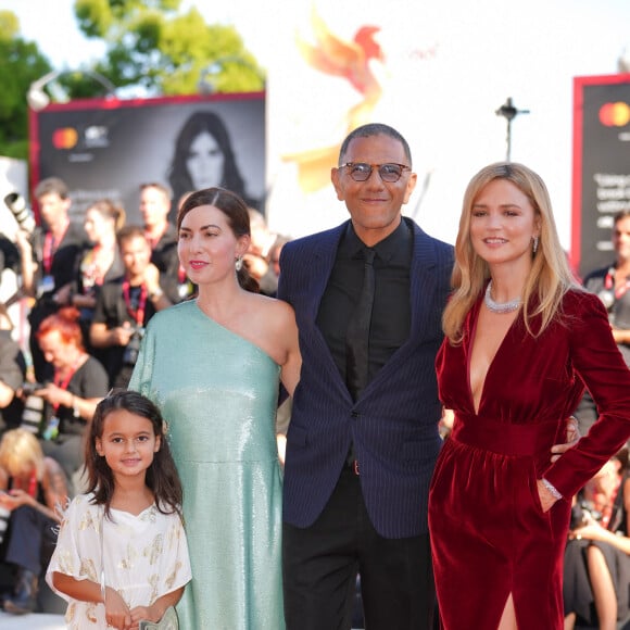 Callie Ferreira, Rebecca Zlotowski, Roschdy Zem et Virginie Efira - Red carpet du film "Les enfants des autres" lors de la 79ème édition du Festival International du Film de Venise, la Mostra. Le 4 septembre 2022