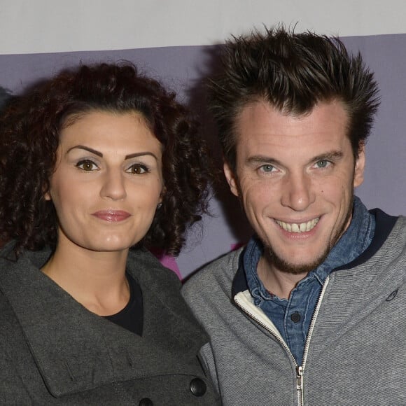 Séparation - Norbert Tarayre et Amandine, la mère de ses trois filles, se séparent - Norbert Tarayre (Top Chef 3) et sa femme Amandine - Générale du One Man Show d'Arnaud Ducret "Arnaud vous fait plaisir" à l'Alhambra à Paris, le 13 novembre 2014. 