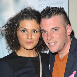 Norbert Tarayre ( top chef 3) et sa compagne Amandine - Soiree "Octobre Rose" organisée par Estee Lauder pour l'association "Le Cancer du Sein, Parlons-en !" a la Conciergerie a Paris, le 30 septembre 2013. 