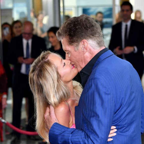 David Hasselhoff et sa femme Hayley Roberts - Cérémonie d'ouverture de la 61e édition du Festival de Télévision de Monte-Carlo au Grimaldi Forum, à Monaco, le 17 juin 2022. © Bruno Bebert/Bestimage