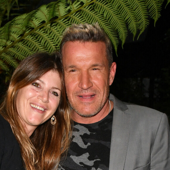 Benjamin Castaldi et femme Vanessa Broussouloux lors de l'anniversaire (trois ans) de l'hôtel Les Jardins du Faubourg à Paris le 9 juin 2022. © Veeren / Bestimage