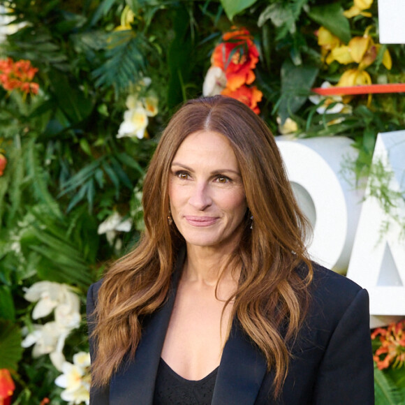 Julia Roberts (robe Alexander McQueen) - Première du film "Ticket to Paradise" à Londres, le 7 septembre 2022.