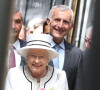 La reine Elisabeth II d'Angleterre arrive à la Gare du Nord à Paris, à l'occasion des célébrations du 70ème anniversaire du débarquement. La reine était accueillie par Peter Ricketts (l'ambassadeur du Royaume-Uni en France), Harlem Désir (secrétaire d'Etat aux Affaires européennes) et Guillaume Pepy (président de la SNCF). Le 5 juin 2014 