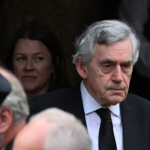 Gordon Brown - Proclamation du roi Charles III d'Angleterre depuis le balcon du palais Saint-James à Londres. Le 10 septembre 2022