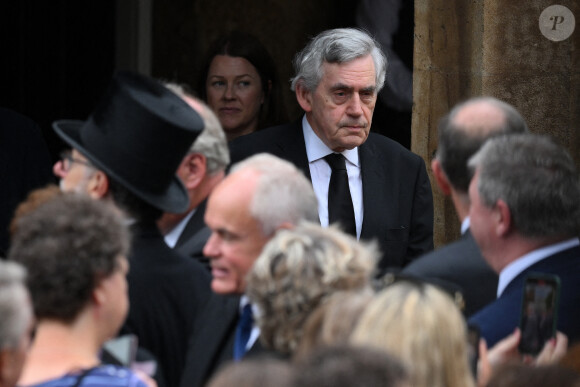 Gordon Brown - Proclamation du roi Charles III d'Angleterre depuis le balcon du palais Saint-James à Londres. Le 10 septembre 2022