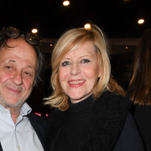 Chantal Ladesou et son mari Michel Ansault - Arrivées et backstage du 14ème Gala de la Fondation pour la recherche sur Alzheimer à l' Olympia à Paris le 18 mars 2019. © Coadic Guirec/Bestimage 