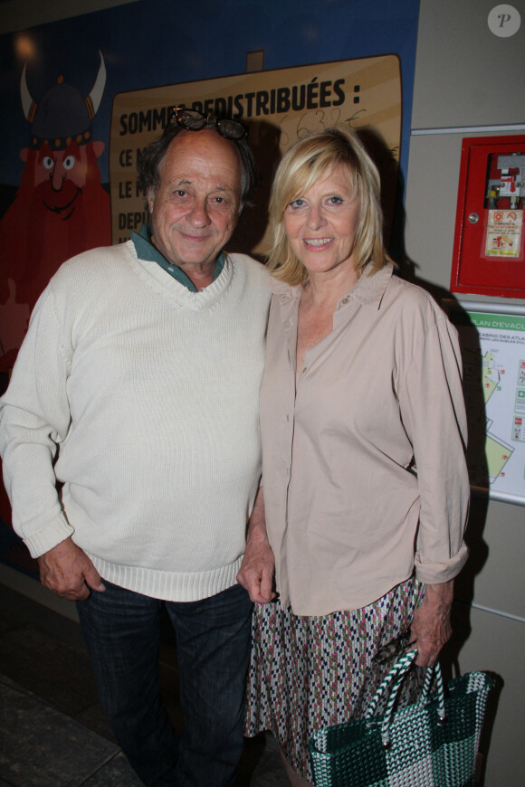 Exclusif - Chantal Ladesou et son mari Michel Ansault au Centre de Congrès Les Atlantes aux Sables-d'Olonne le 27 juillet 2018. © Philippe Baldini/Bestimage