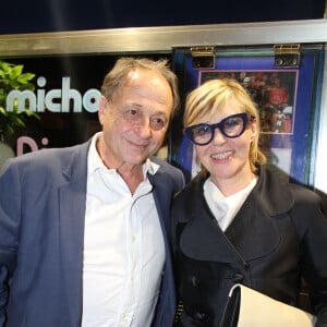 Chantal Ladesou et son mari Michel Ansault - Michou fête ses 85 ans et les 60 ans de son cabaret à Paris le 20 juin 2016. © Philippe Baldini / Bestimage 