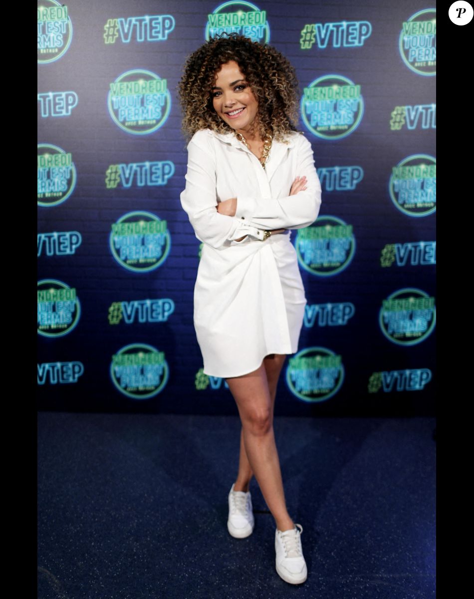Exclusif - Anaïs Grangerac - Backstage - Enregistrement des 10 ans de l'émission "Vendredi tout est permis (VTEP)", présentée par Arthur Essebag et diffusée le 29 janvier sur TF1 © Jacovides-Moreau / Bestimage