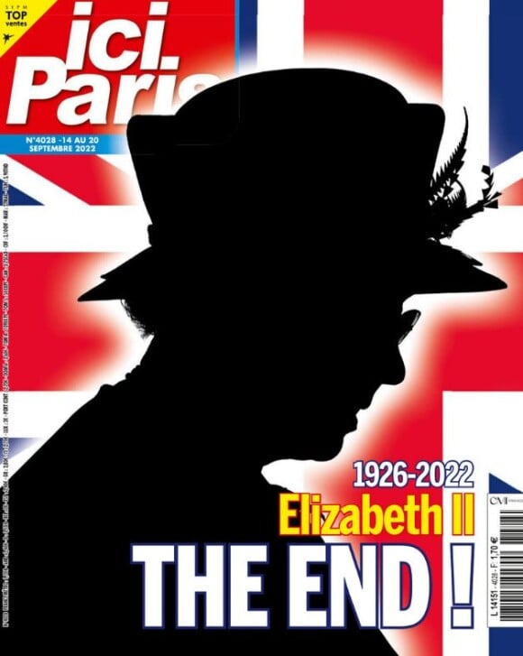 Couverture du magazine "Ici Paris" du 14 septembre 2022