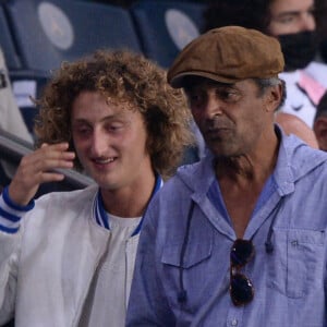 Jenaye, Eleejah, Joalukas Noah, son père Yannick Noah lors de la soirée d'anniversaire de Joalukas Noah, fils de Yannick Noah et Isabelle Camus, pour ses 18 ans à Paris. © Cyril Moreau / Bestimage 