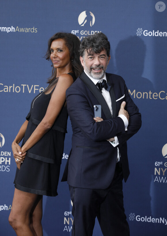 Stéphane Plaza et Karine le Marchand - Cérémonie de clôture du 61ème Festival de Télévision de Monte Carlo le 21 juin 2022. © Denis Guignebourg/Bestimage 