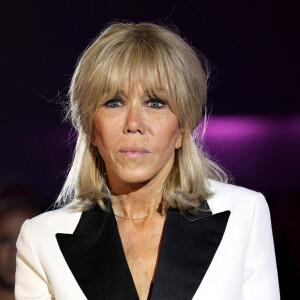 Brigitte Macron - La Première Dame française est venue soutenir le professeur S.Lyonnet, président de l'Institut des maladies génétiques, et le galériste K. Mennour pour la 4ème édition de la soirée "Heroes for Imagine". © Dominique Jacovides/Bestimage 