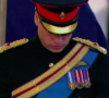 Le prince William, plongé dans le deuil - Veillée des petits-enfants d'Elizabeth II à Westminster Hall