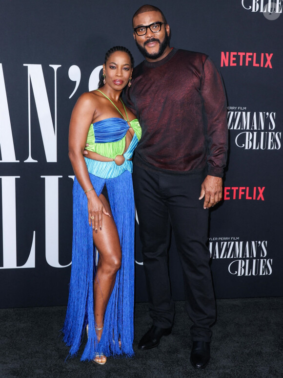 Milauna Jackson, Tyler Perry - Première de "Jazzman's Blues" (Netflix) à Los Angeles, le 16 septembre 2022.