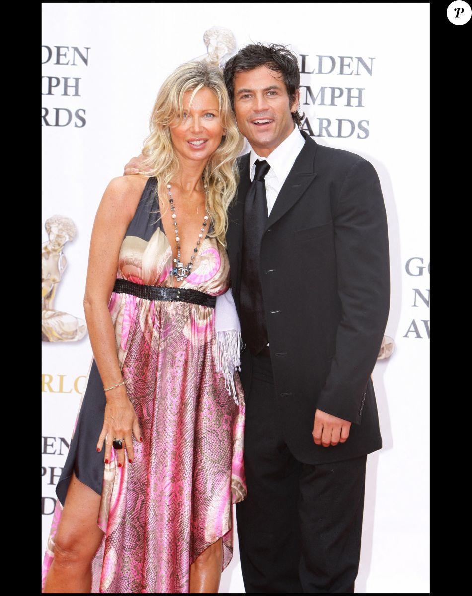 Filip Nikolic et sa femme Valérie Bourdin - Arrivée à la cérémonie de clôture du 47ème festival de la télévision de Monte Carlo, le 14 juin 2007