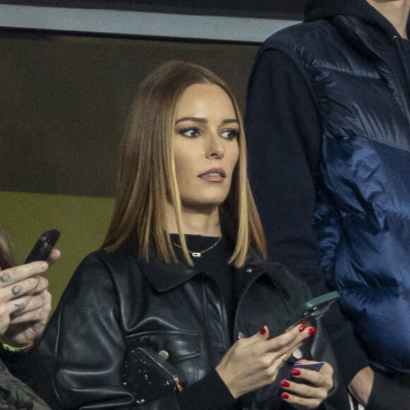 Maëva Coucke (Miss France 2018) - People dans les tribunes lors du match de la 5ème et avant-dernière journée de Ligue des nations entre la France et l'Autriche (2-0) au Stade de France à Saint-Denis le 22 septembre 2022.