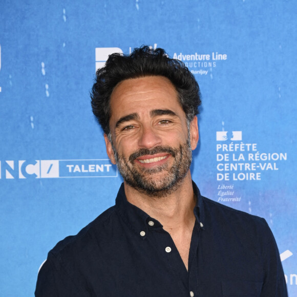 Florent Peyre au photocall de la première édition du Festival du Film de Demain au Ciné Lumière à Vierzon, France, le 4 juin 2022. © Coadic Guirec/Bestimage