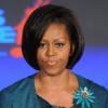 Michelle Obama lors d'une conférence sur l'obésité des enfants. Le 10 février 2010