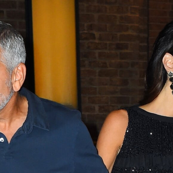 George et Amal Clooney ont dîné au restaurant "Locanda Verde" à New York. 