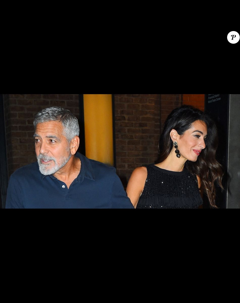 George et Amal Clooney ont dîné au restaurant "Locanda Verde" à New York.